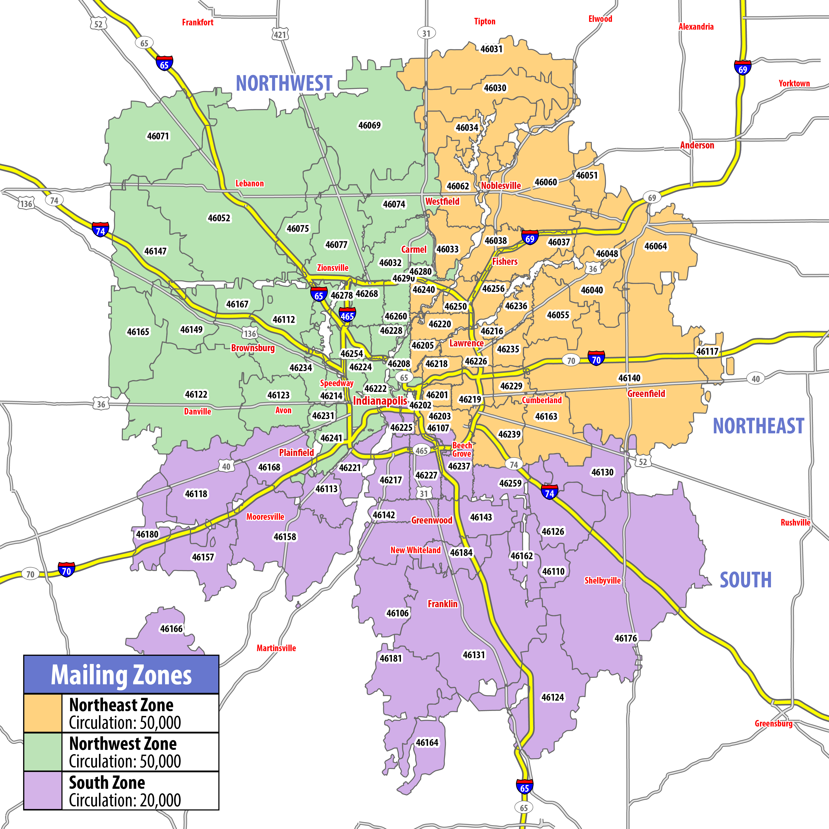 Map of RSVP Indianapolis