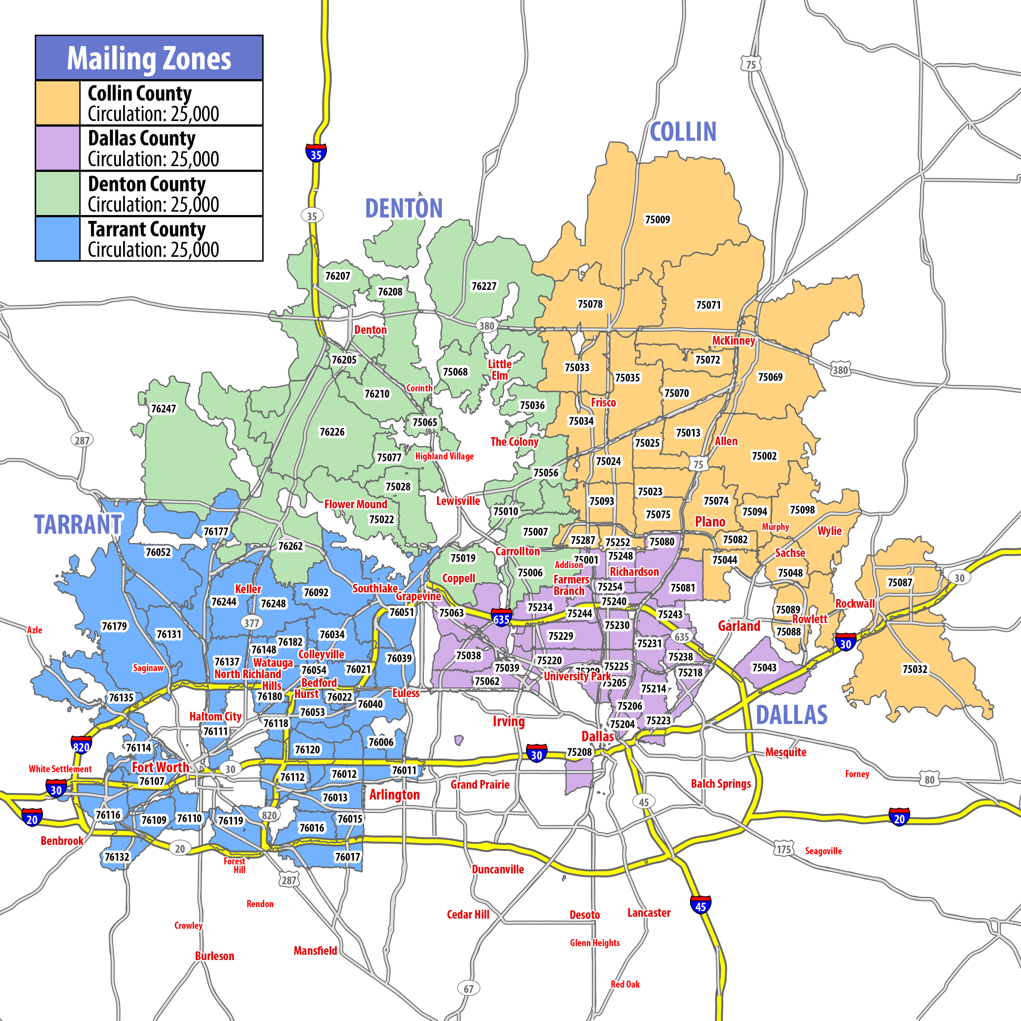 Map of RSVP Dallas