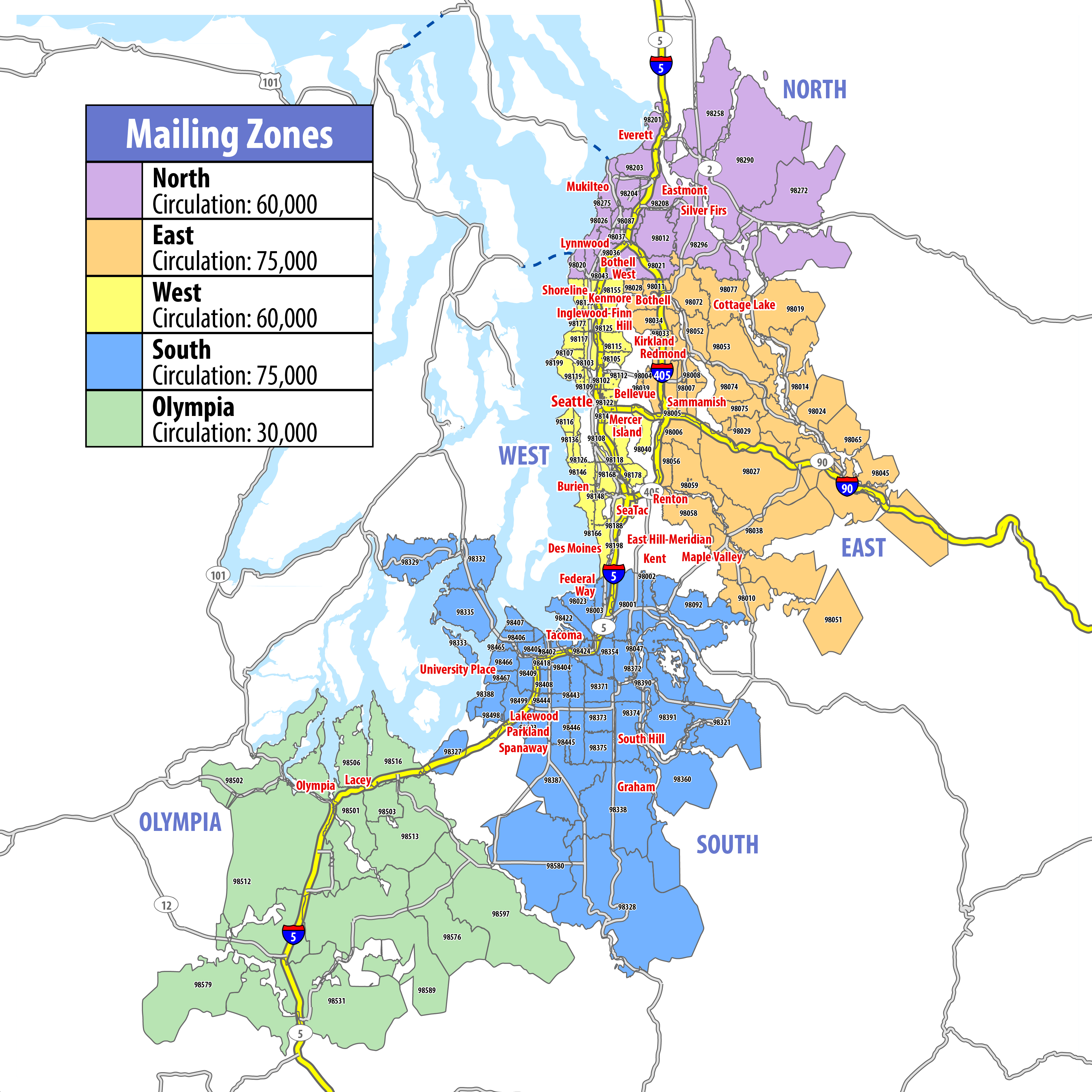 Map of RSVP Greater Seattle