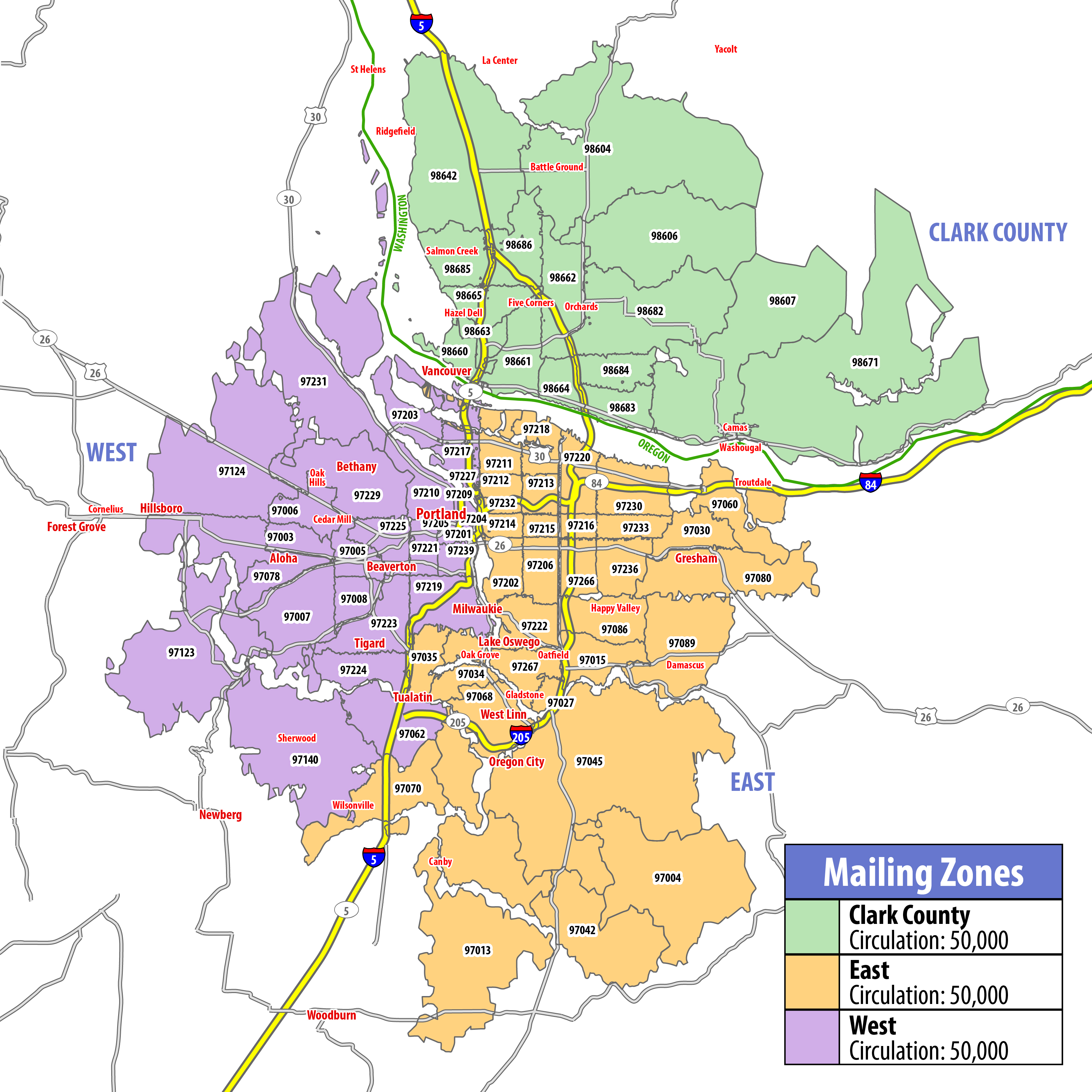 Map of RSVP Portland