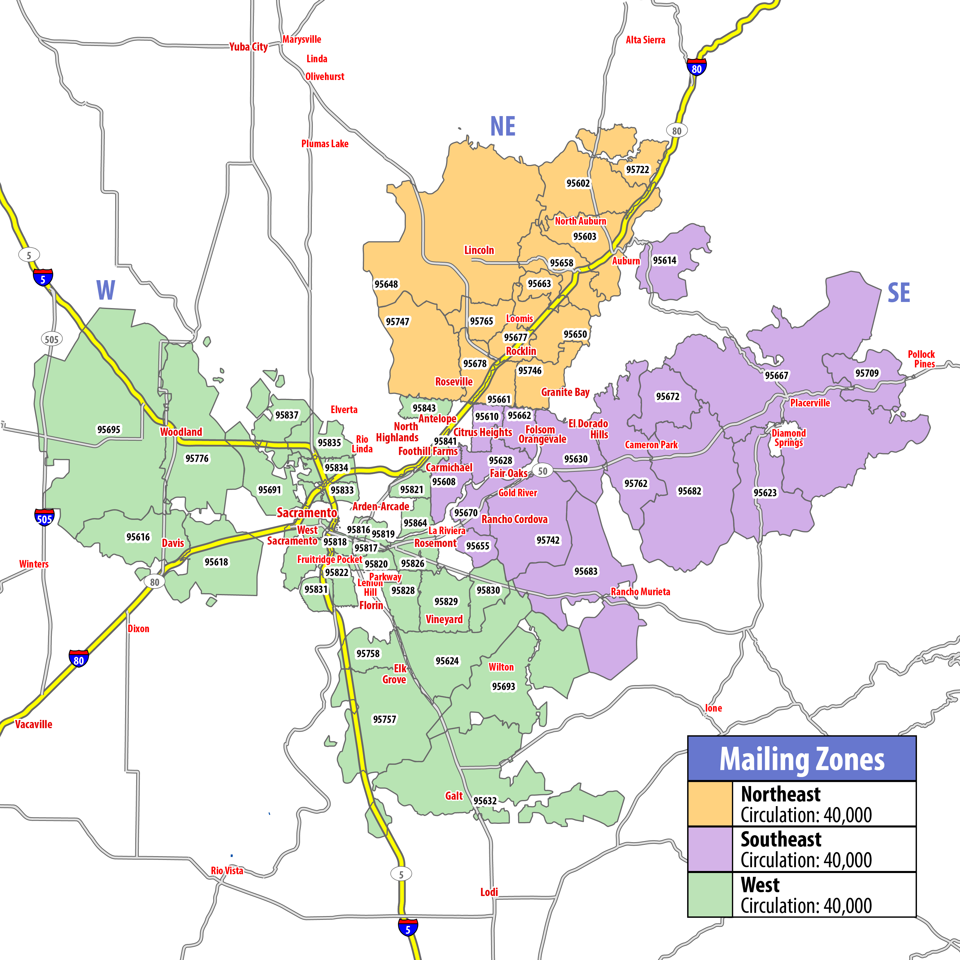 Map of RSVP Sacramento